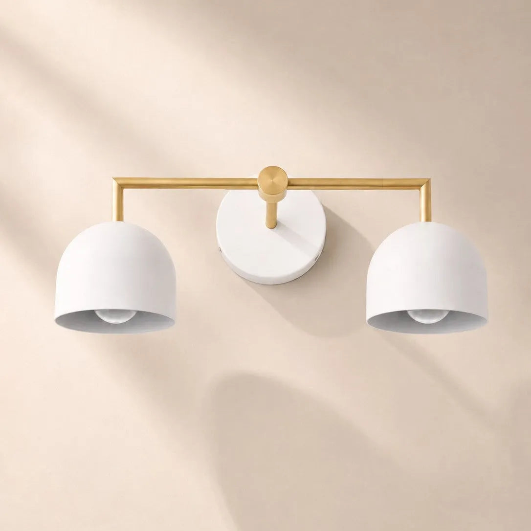 Colourful Dome Mirror Wall Light