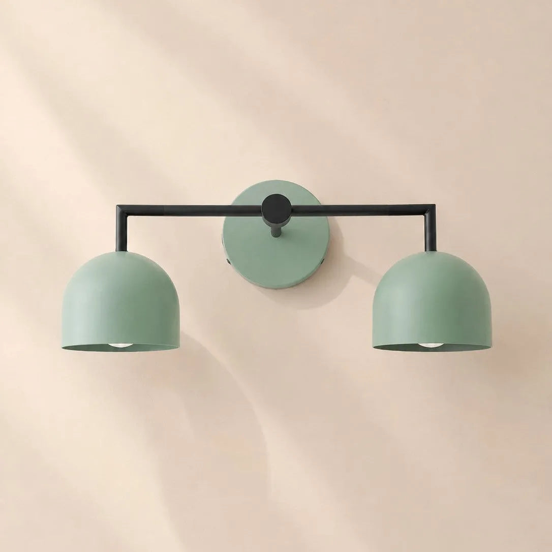 Colourful Dome Mirror Wall Light