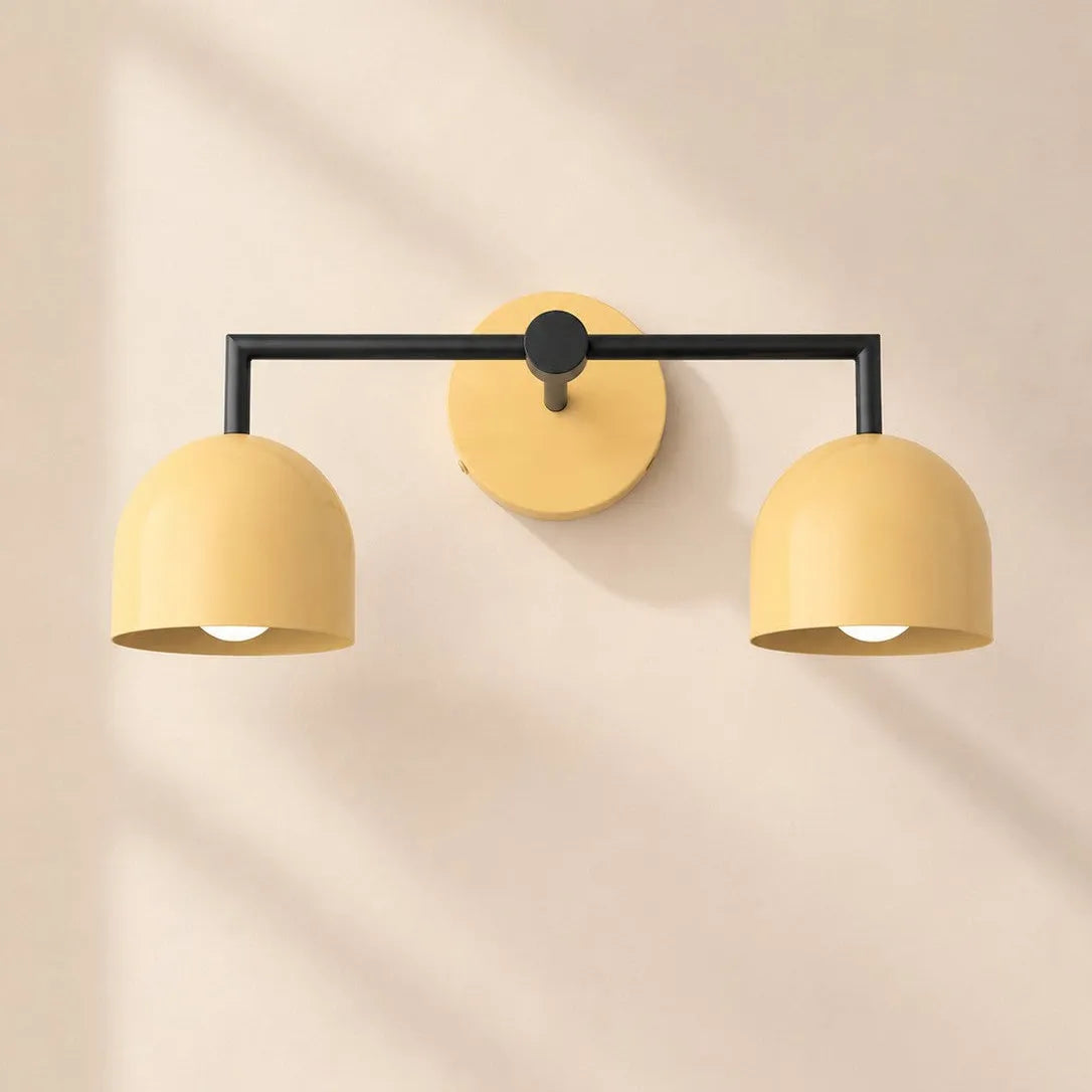 Colourful Dome Mirror Wall Light
