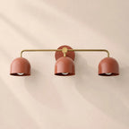 Colourful Dome Mirror Wall Light