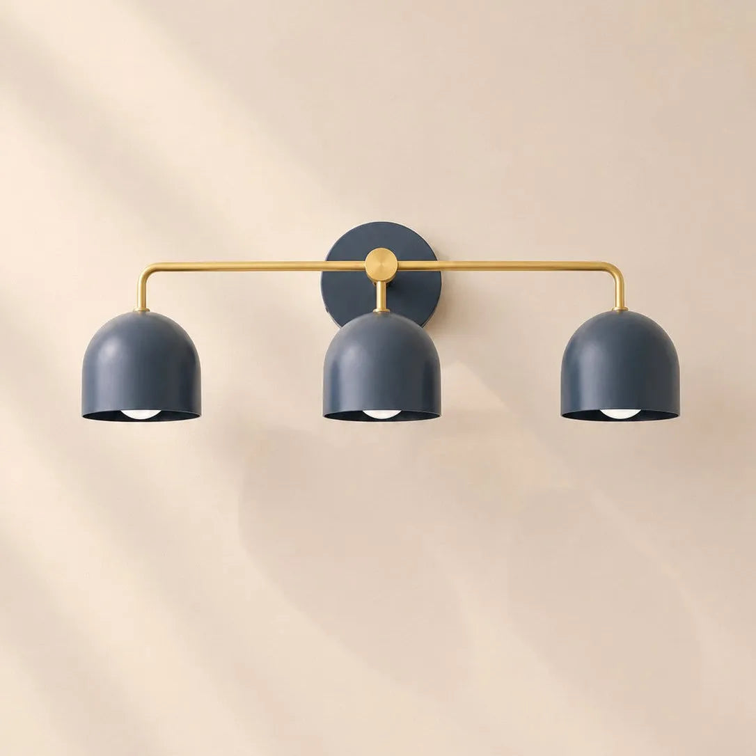 Colourful Dome Mirror Wall Light