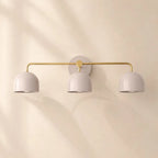 Colourful Dome Mirror Wall Light