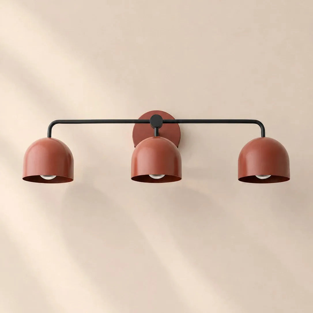Colourful Dome Mirror Wall Light