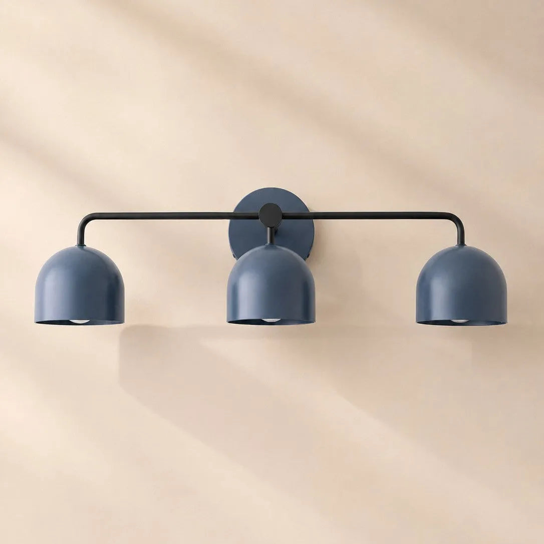 Colourful Dome Mirror Wall Light