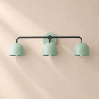 Colourful Dome Mirror Wall Light