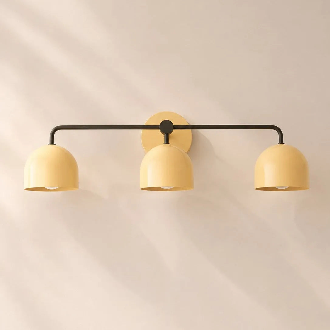 Colourful Dome Mirror Wall Light