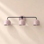 Colourful Dome Mirror Wall Light