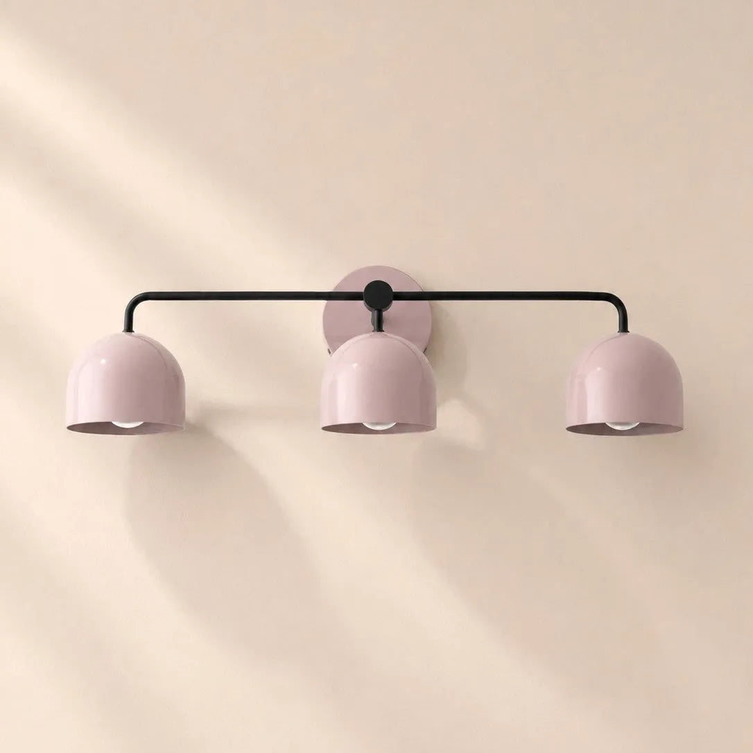 Colourful Dome Mirror Wall Light
