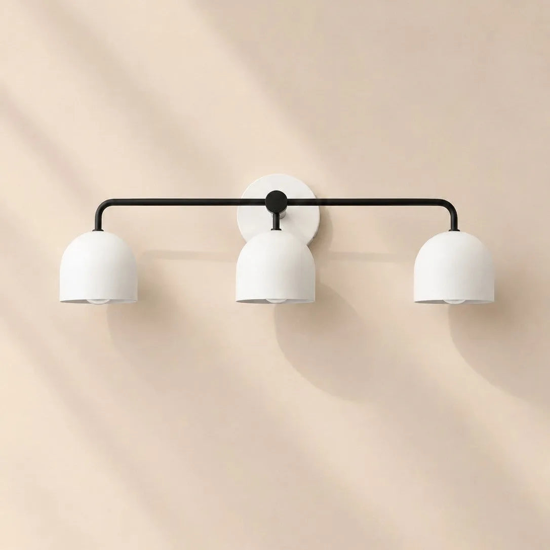 Colourful Dome Mirror Wall Light