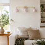 Colourful Dome Mirror Wall Light