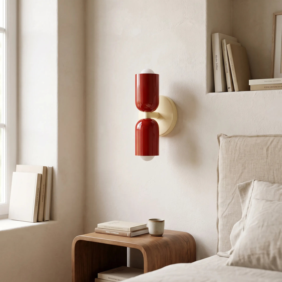Colourful Hand Blown Glass Wall Light