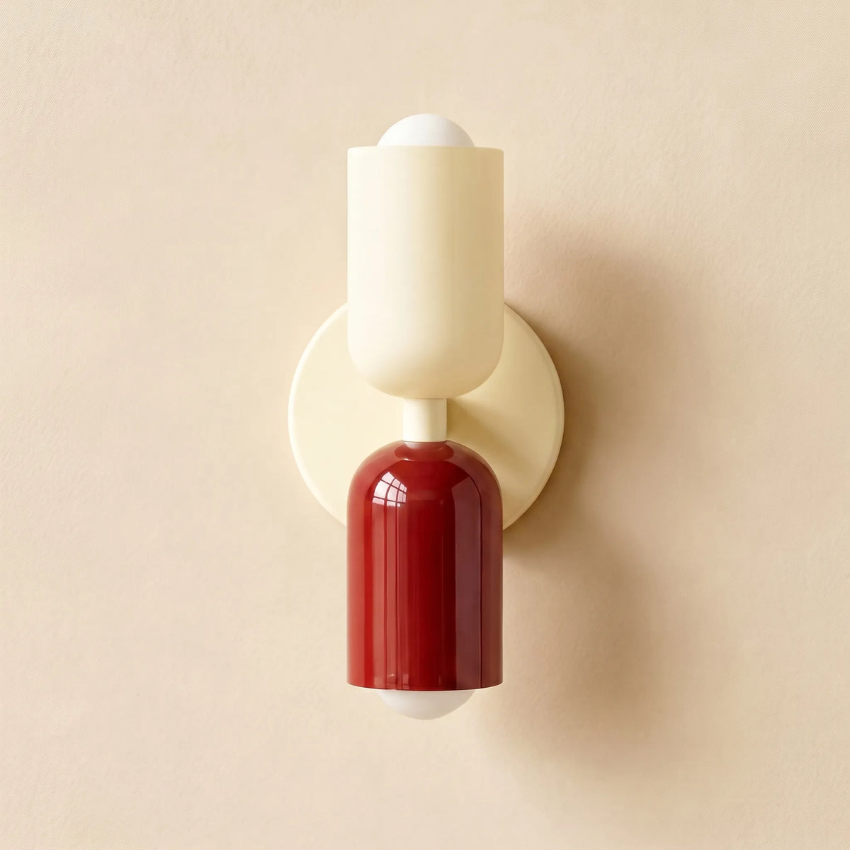 Colourful Hand Blown Glass Wall Light