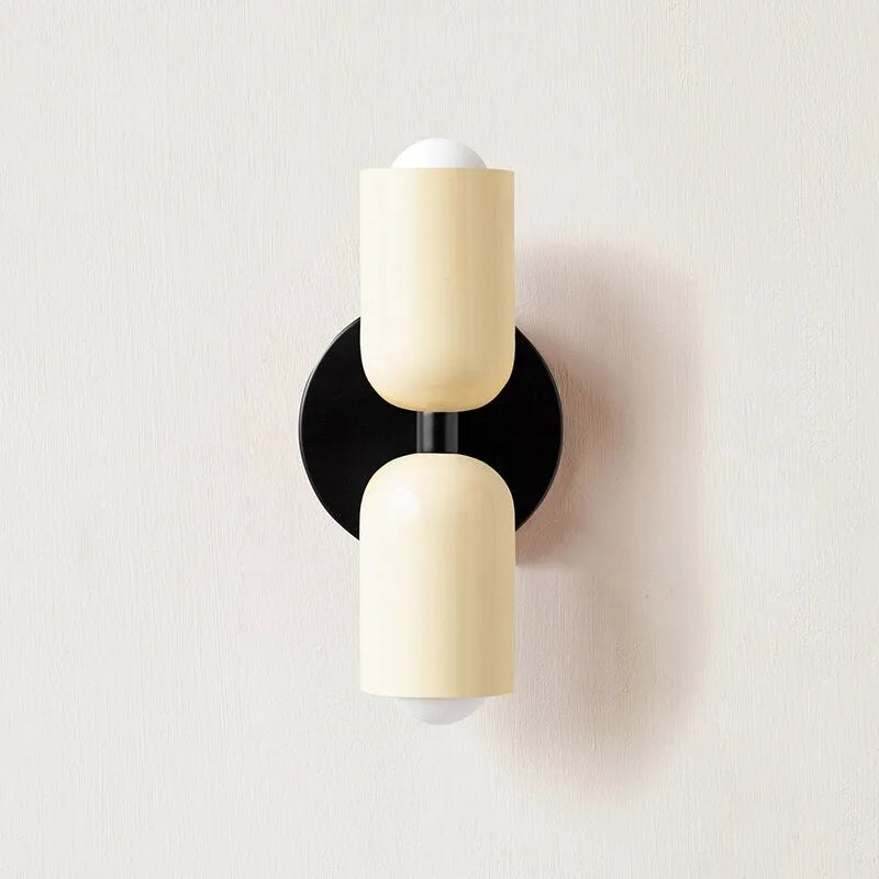 Colourful Hand Blown Glass Wall Light