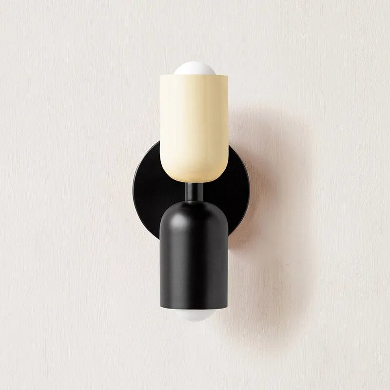 Colourful Hand Blown Glass Wall Light