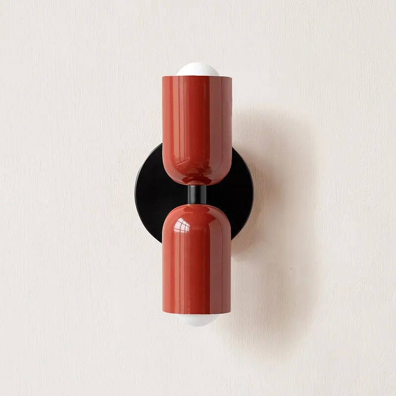 Colourful Hand Blown Glass Wall Light
