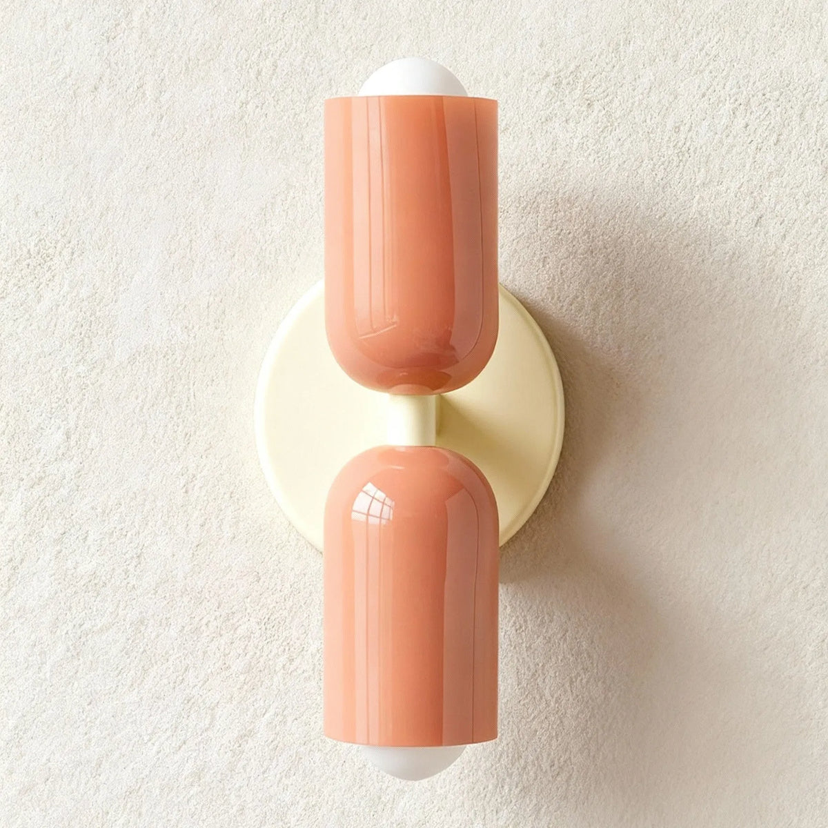 Colourful Hand Blown Glass Wall Light