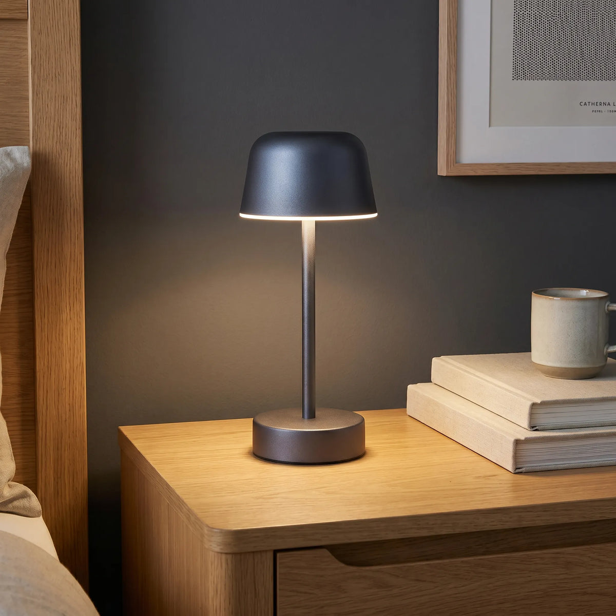 Colourful Iron Cordless Table Lamp