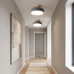 Colourful Round Wood Ceiling Light