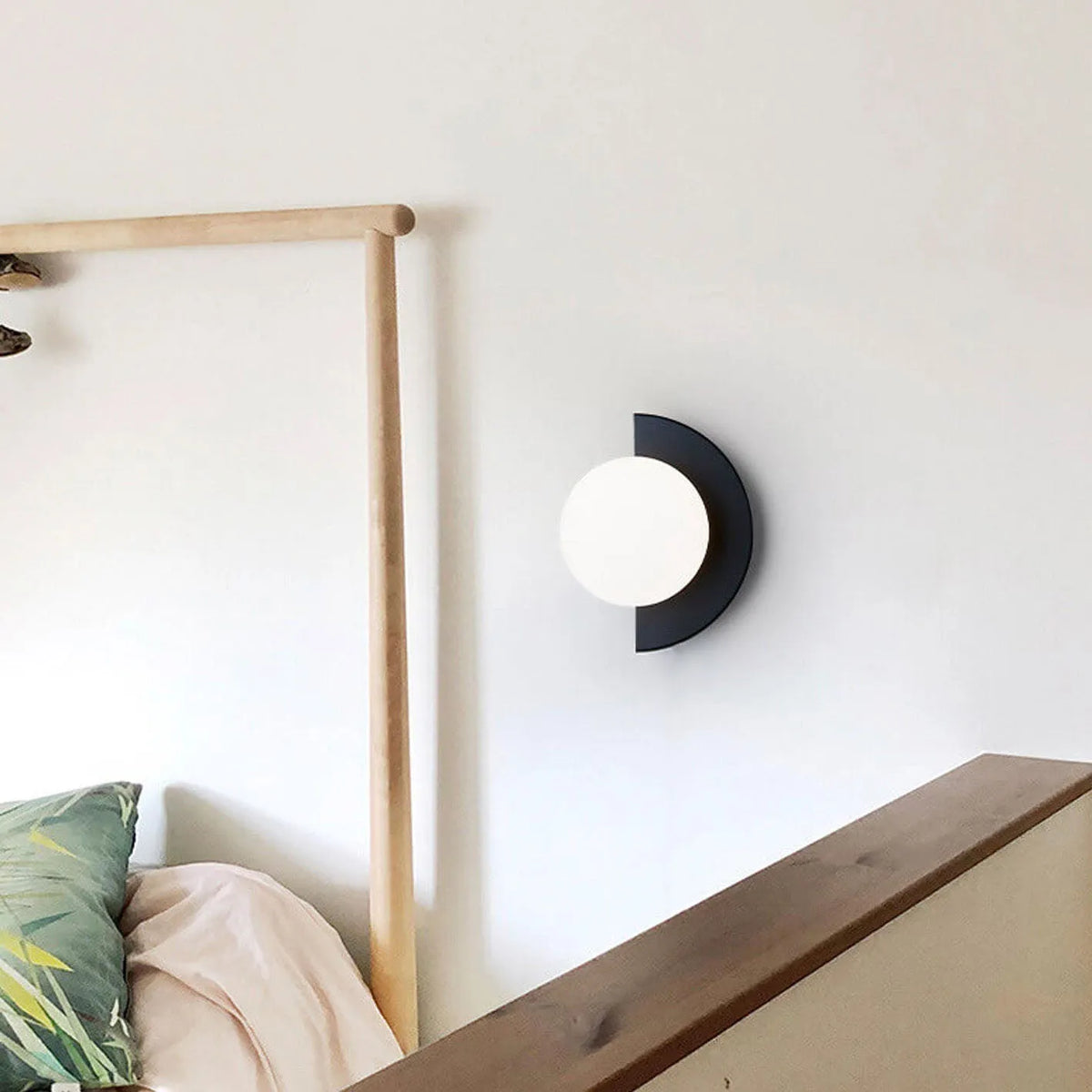 Colourful Sphere Glass Wall Sconce