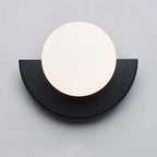 Colourful Sphere Glass Wall Sconce