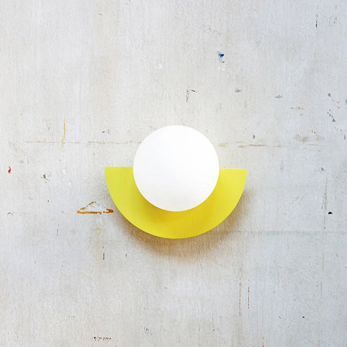Colourful Sphere Glass Wall Sconce