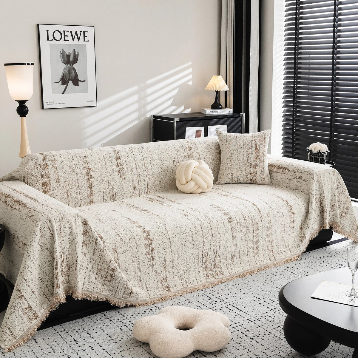 Contemporary Abstract Sofa Throw