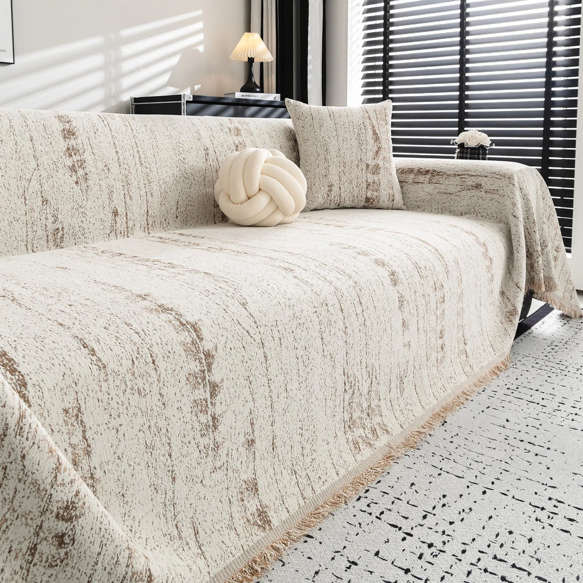 Contemporary Abstract Sofa Throw