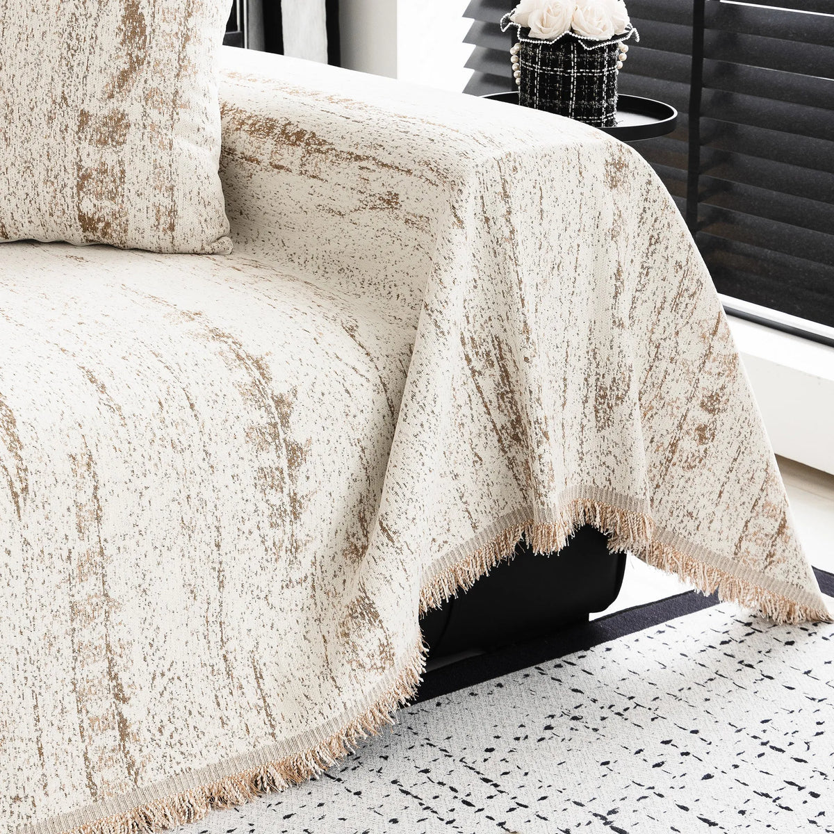 Contemporary Abstract Sofa Throw