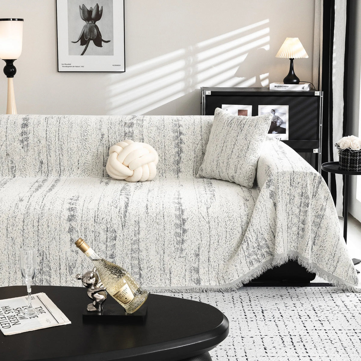 Contemporary Abstract Sofa Throw