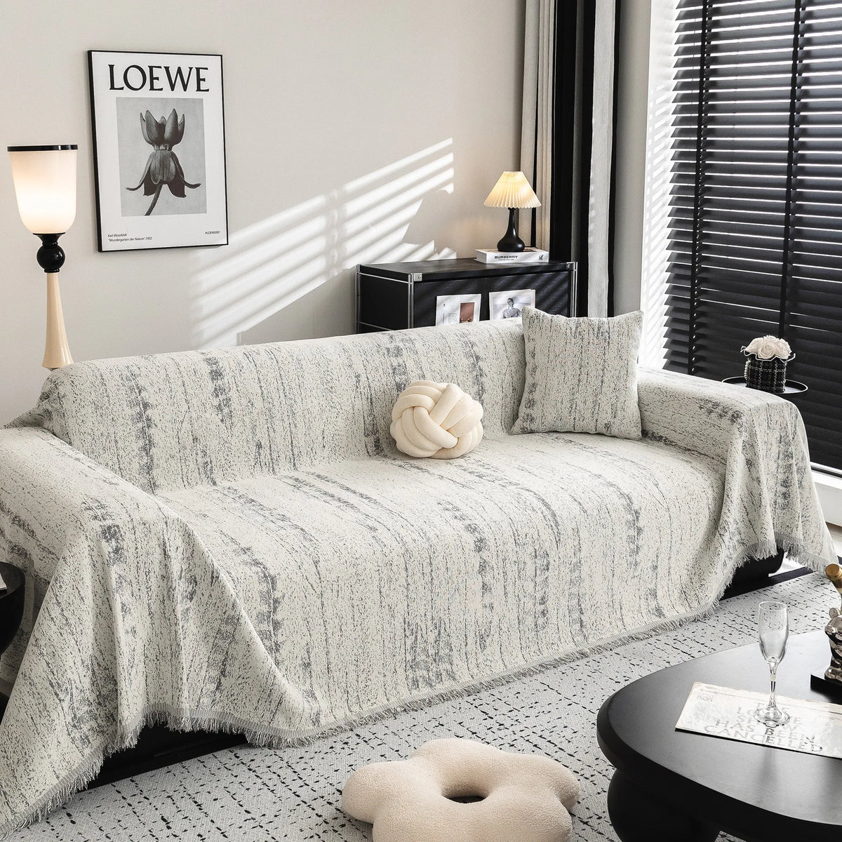 Contemporary Abstract Sofa Throw