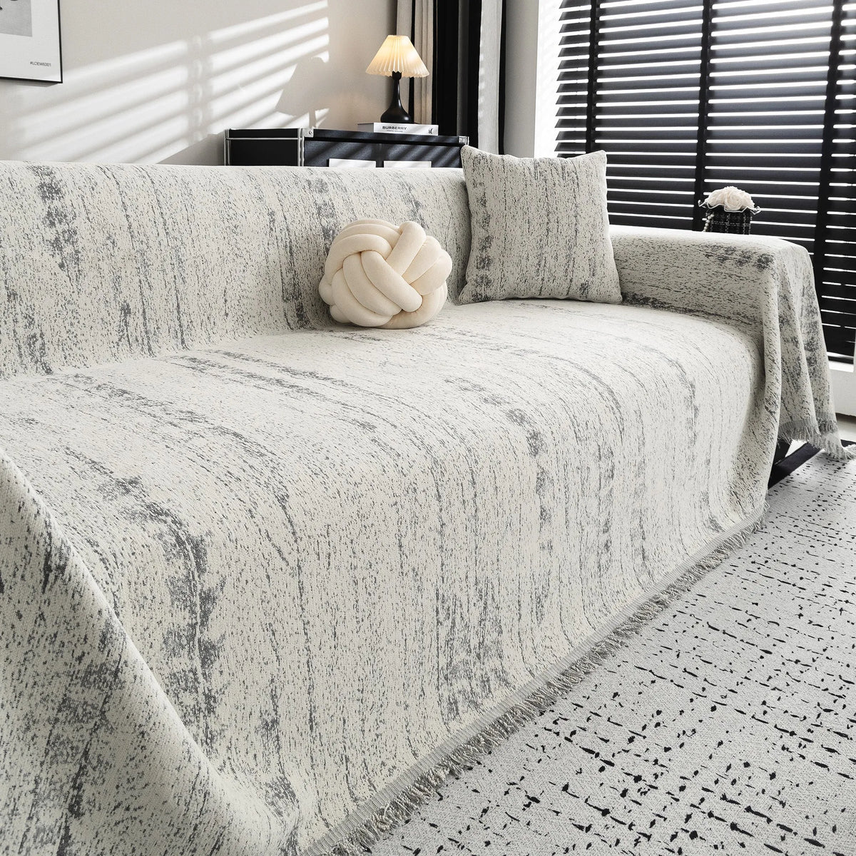 Contemporary Abstract Sofa Throw