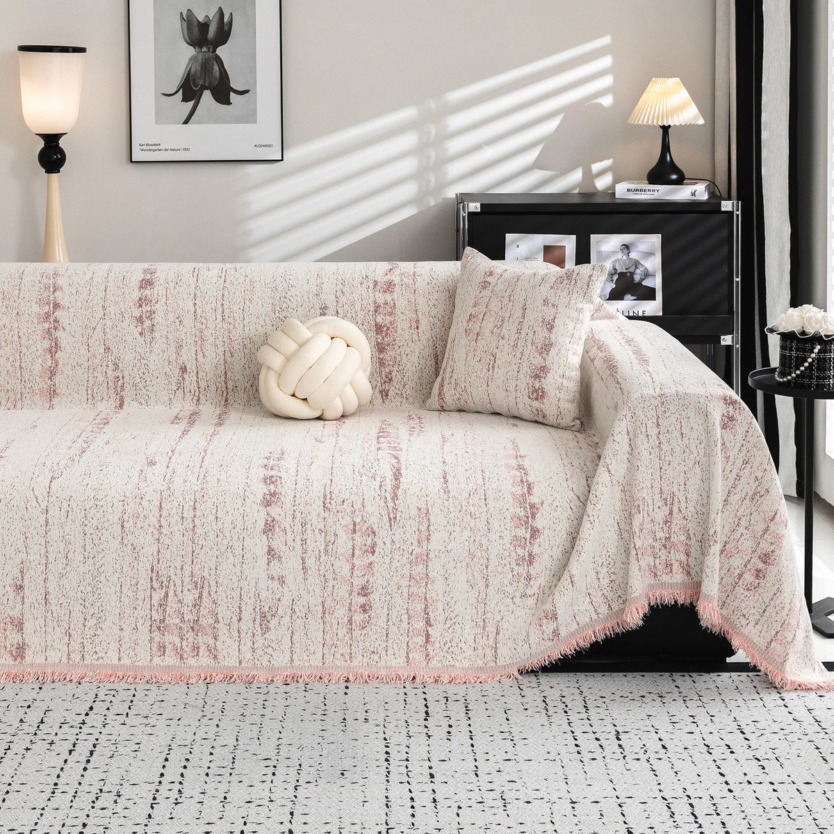 Contemporary Abstract Sofa Throw