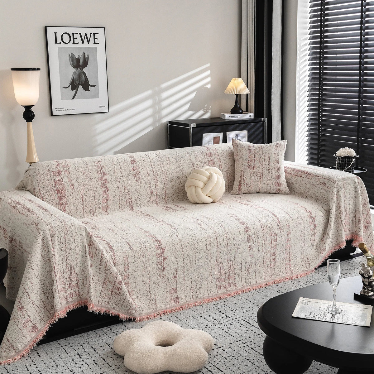 Contemporary Abstract Sofa Throw