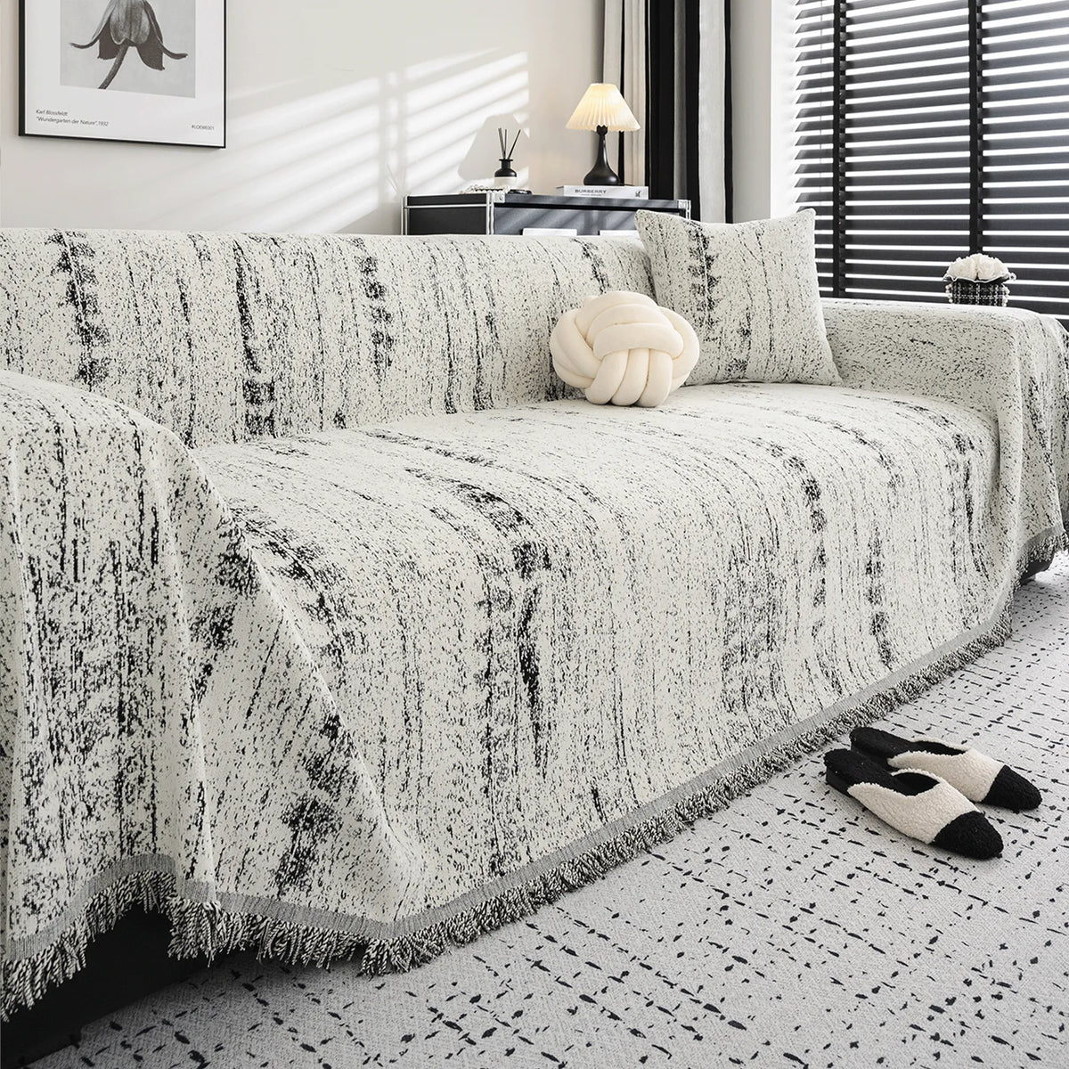 Contemporary Abstract Sofa Throw