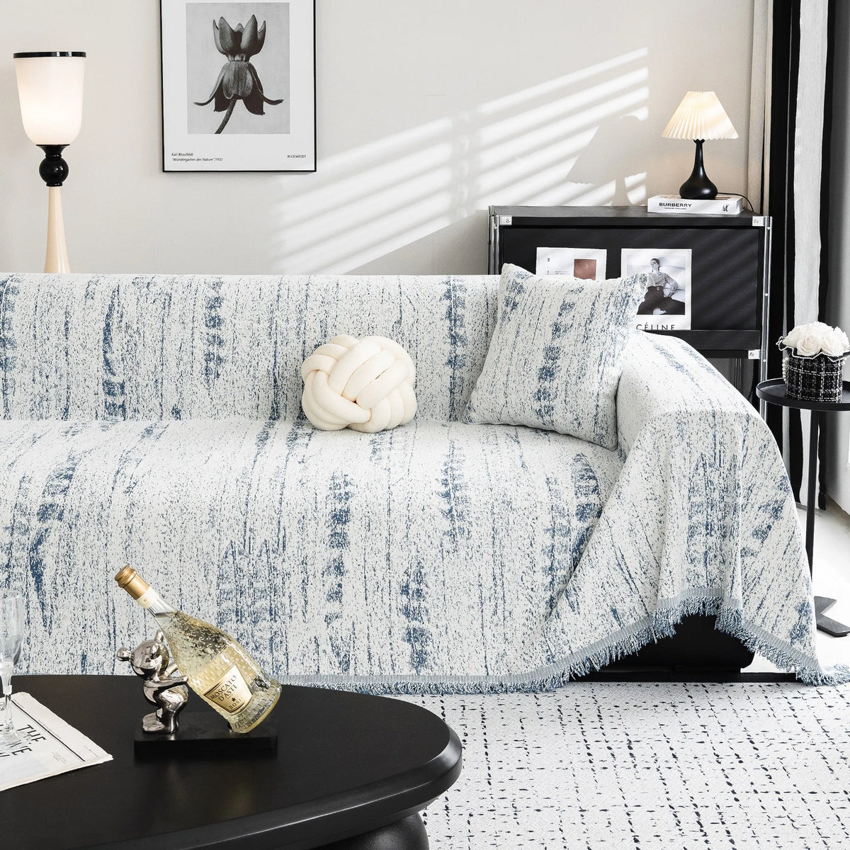 Contemporary Abstract Sofa Throw
