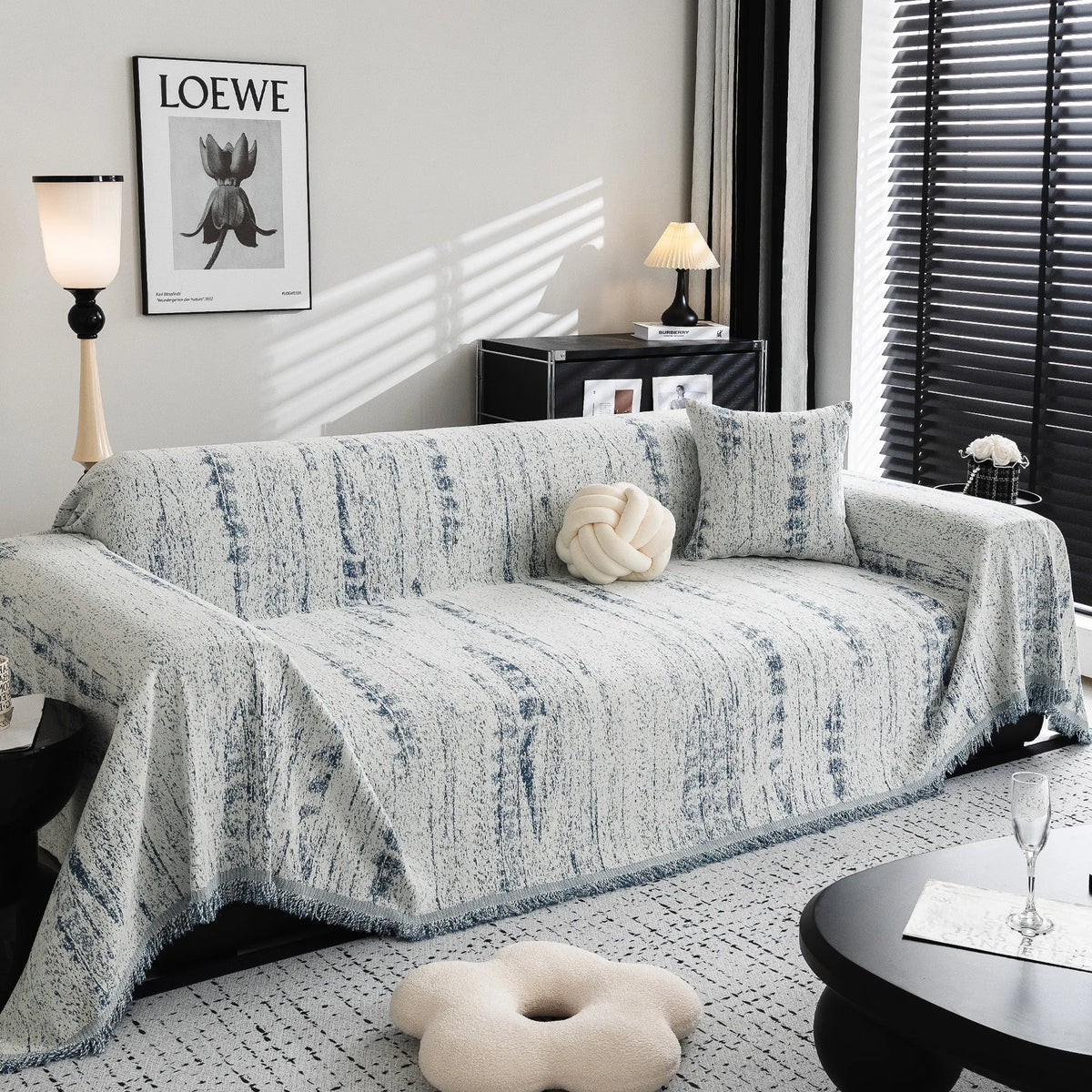 Contemporary Abstract Sofa Throw