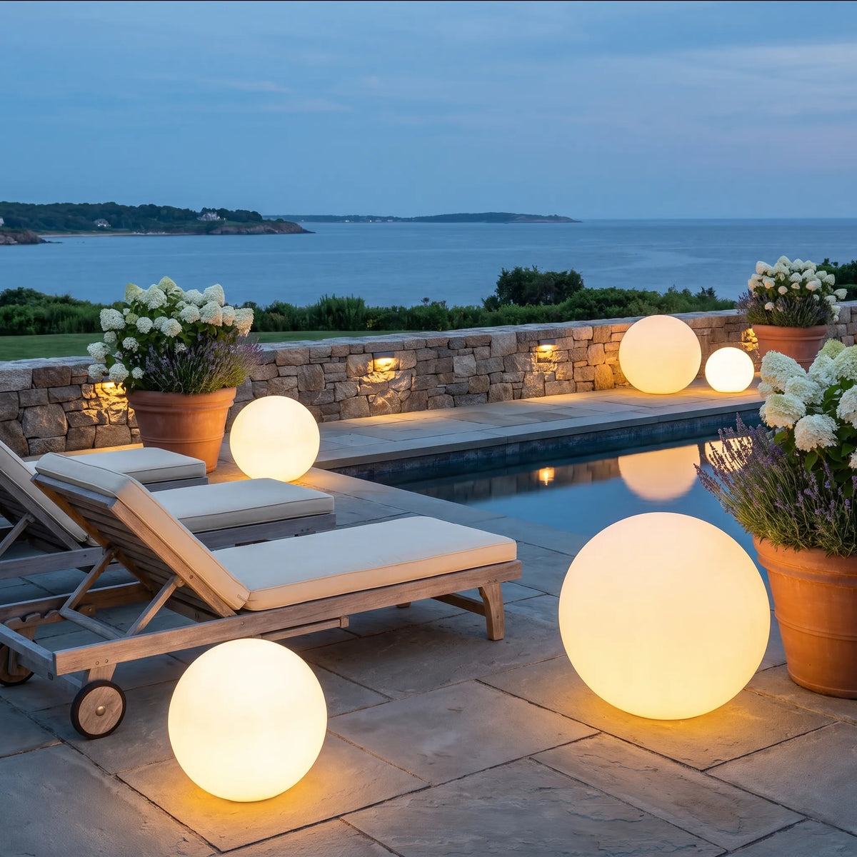 Cordless Orb Floor Lamp