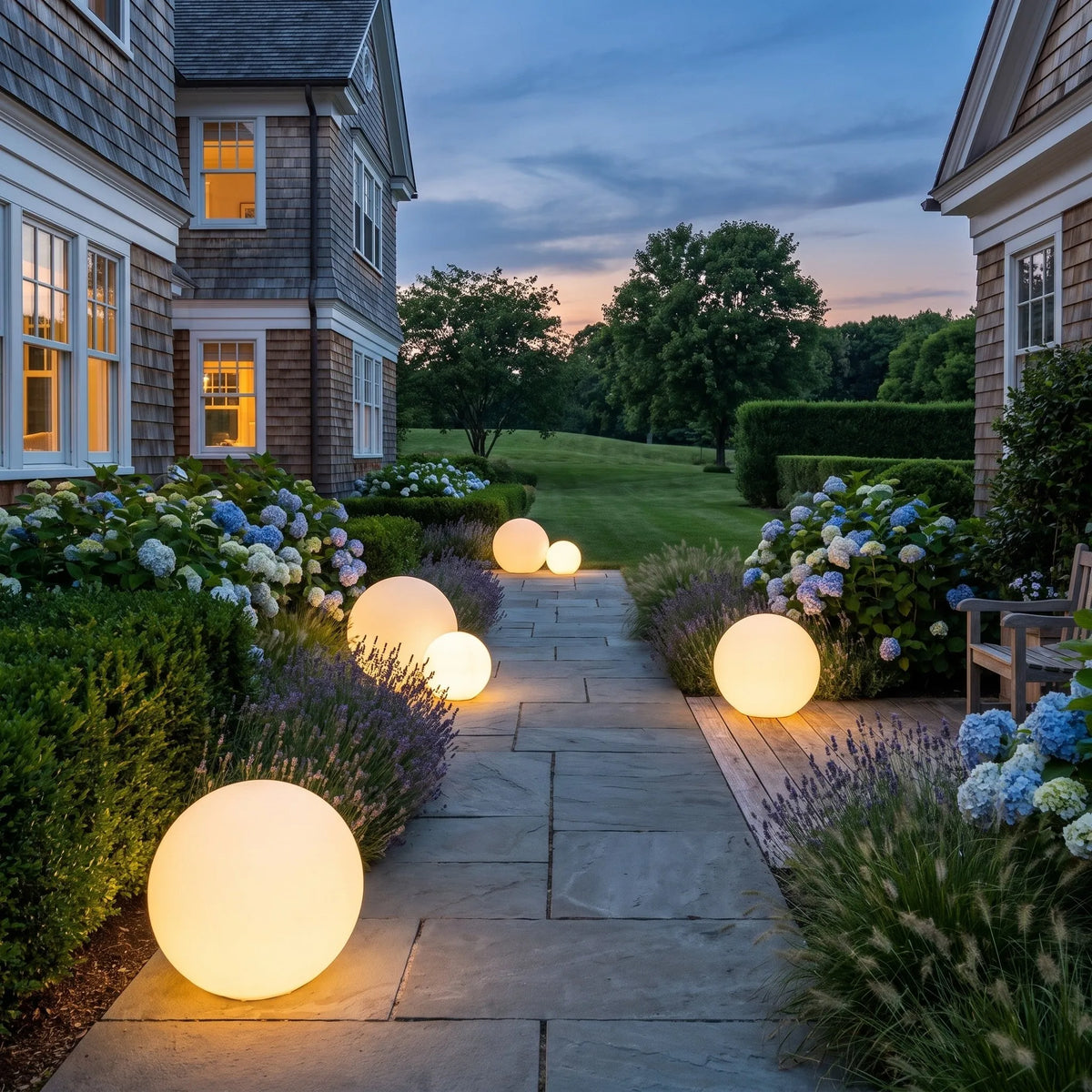 Cordless Orb Floor Lamp