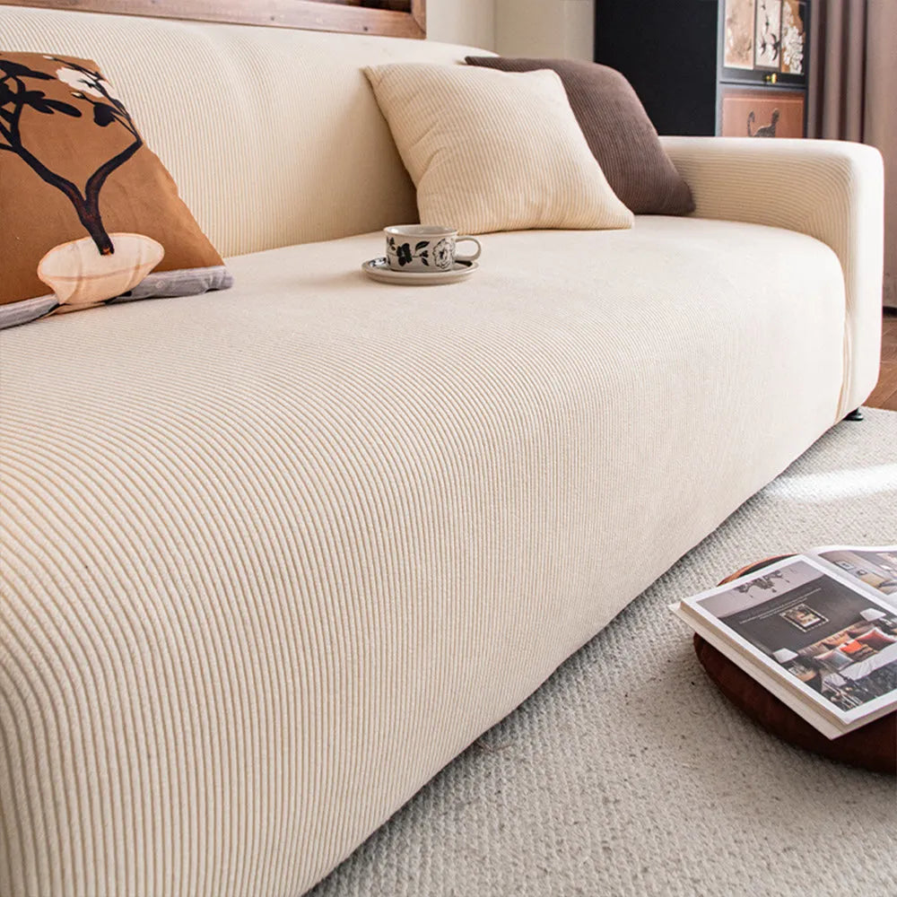 Corduroy Stretch Sofa Slipcover