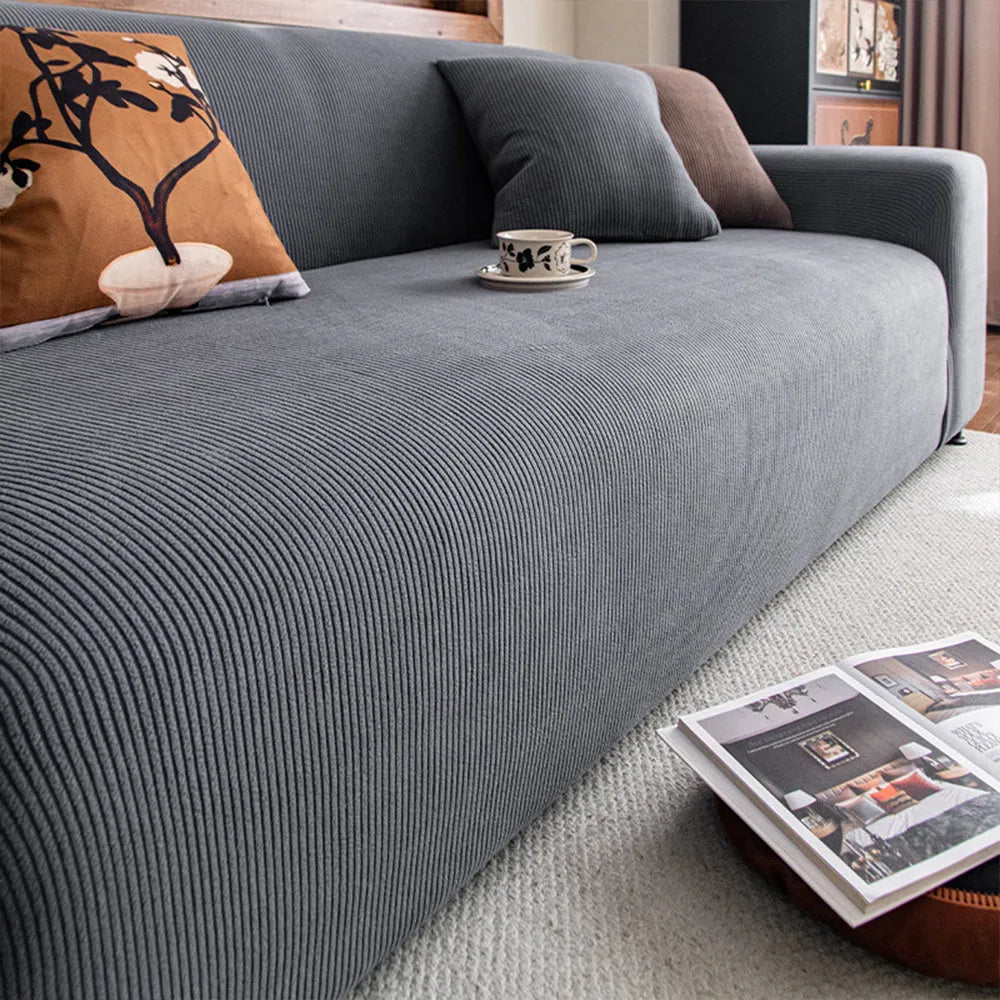 Corduroy Stretch Sofa Slipcover