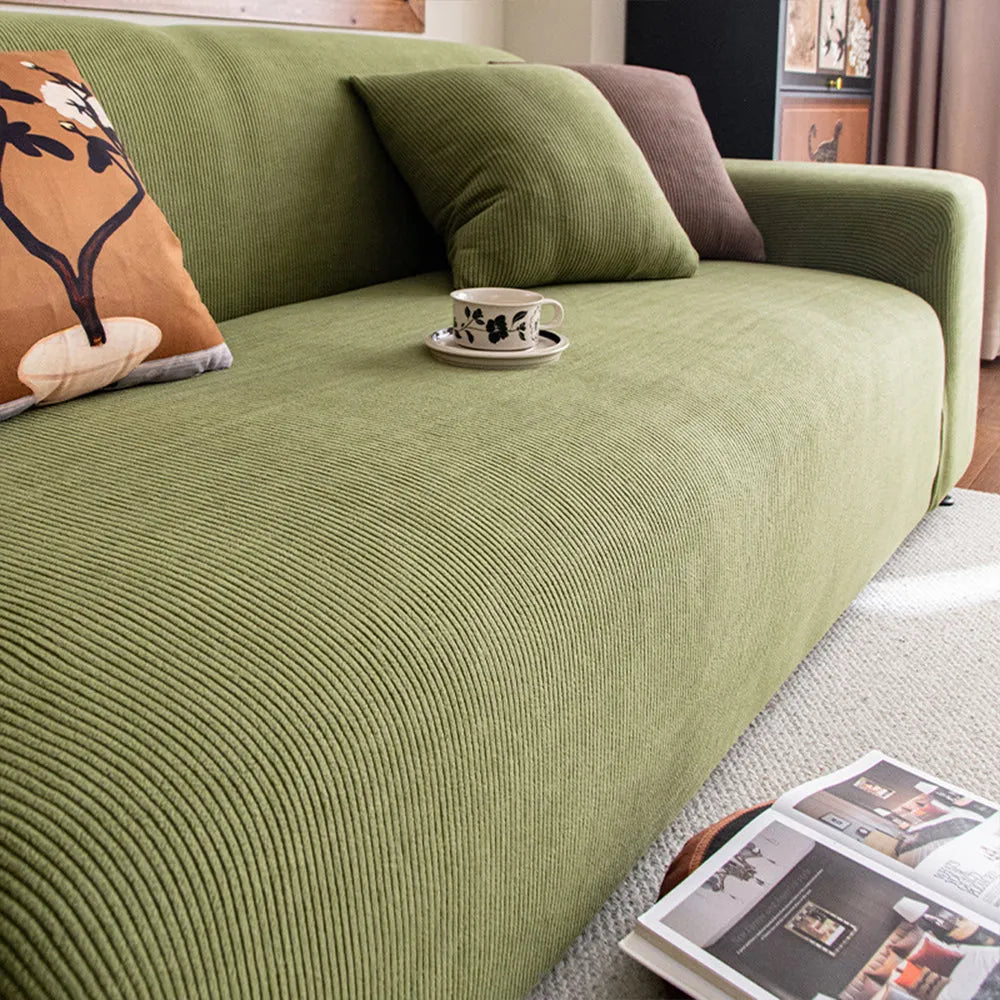 Corduroy Stretch Sofa Slipcover