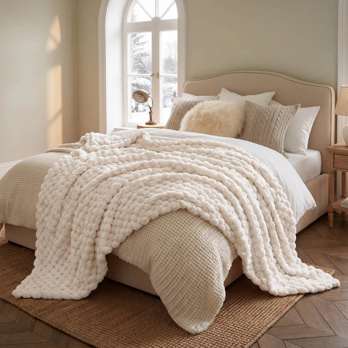 Cosy Plush Oversized Sofa Cover