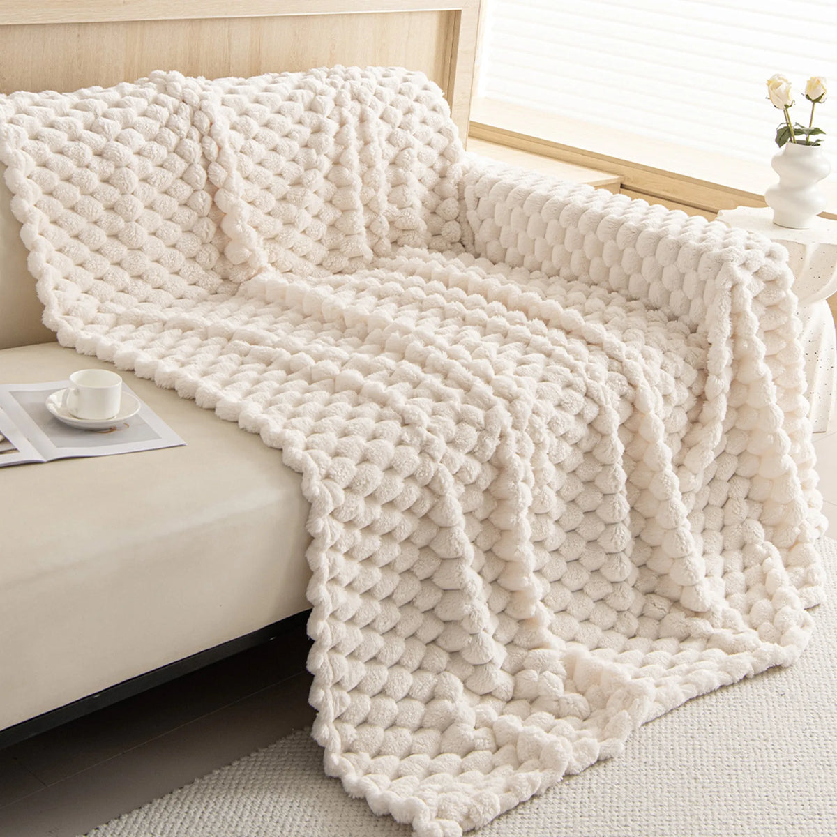 Cosy Plush Oversized Sofa Cover