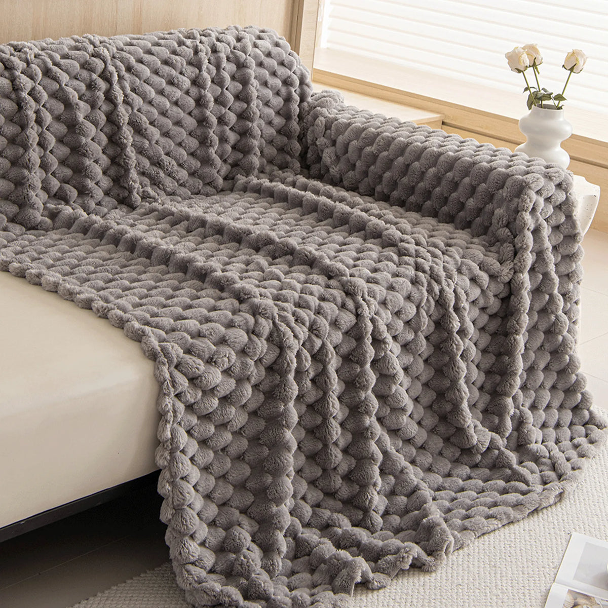 Cosy Plush Oversized Sofa Cover