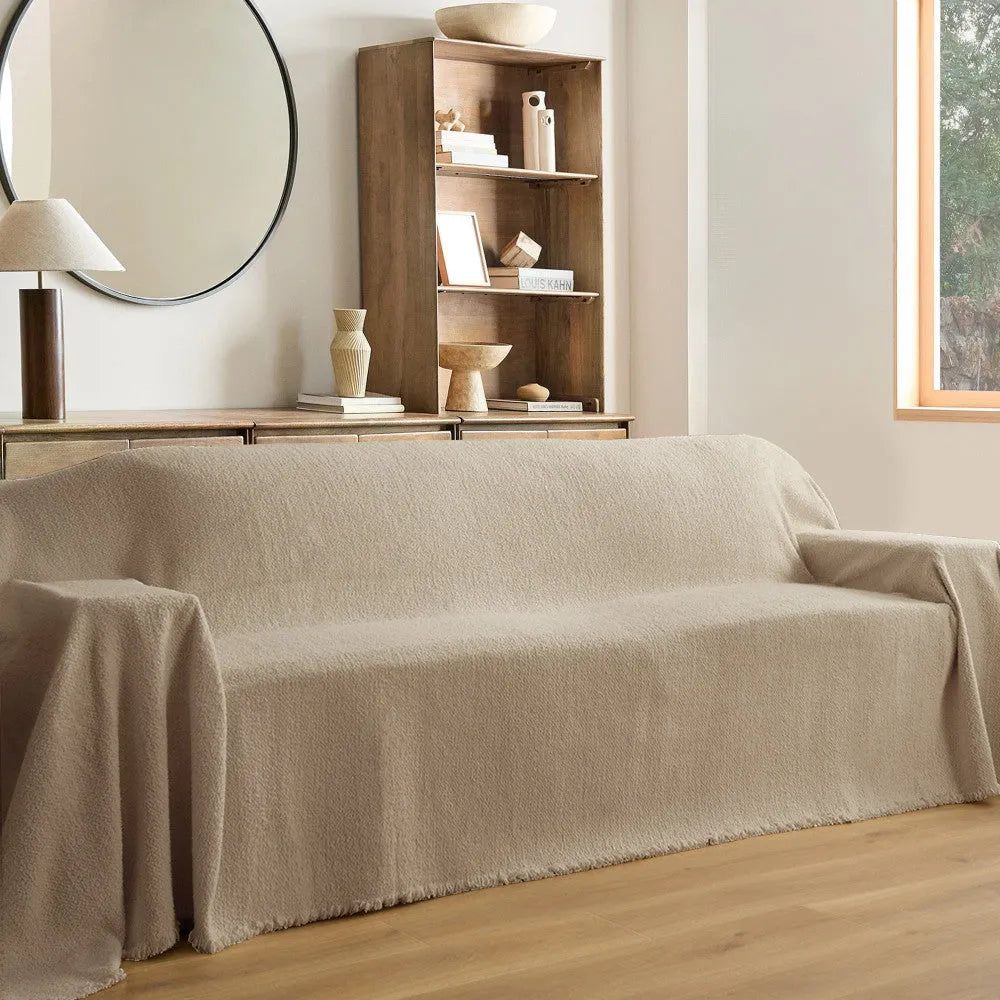 Cosy Winter Plush Chenille Sofa Cover