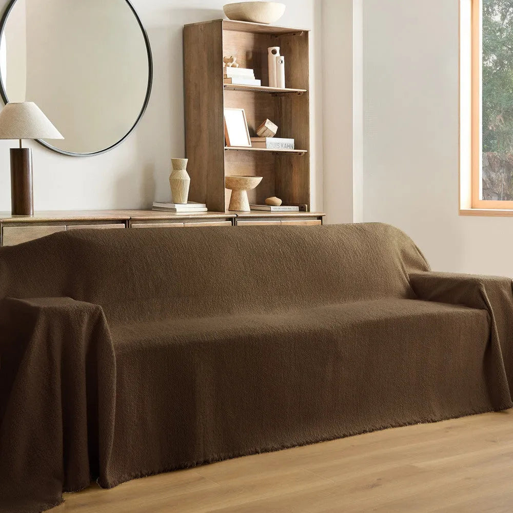 Cosy Winter Plush Chenille Sofa Cover