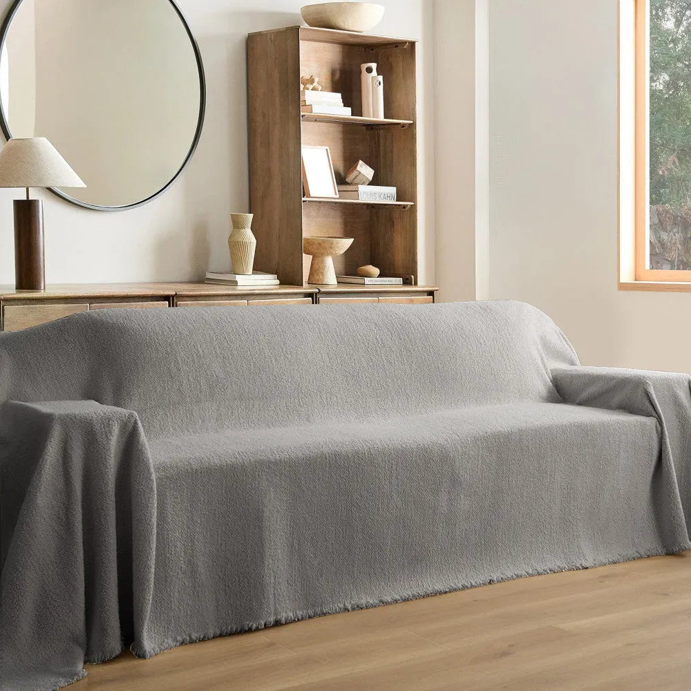 Cosy Winter Plush Chenille Sofa Cover