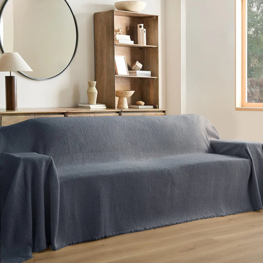 Cosy Winter Plush Chenille Sofa Cover