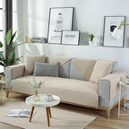 Cotton Blend Woven Sofa Cover Set