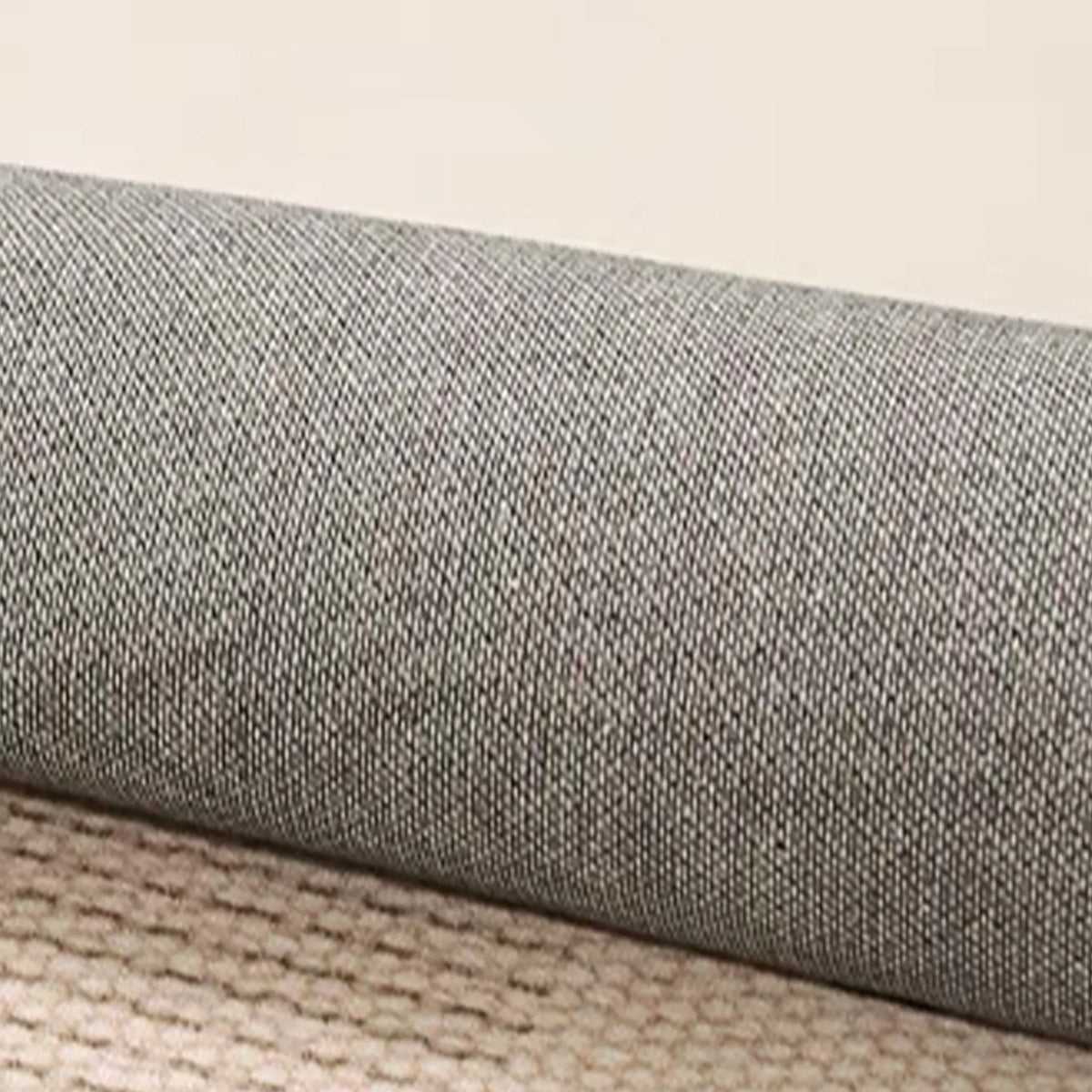 Cream Checkered Border Area Rug